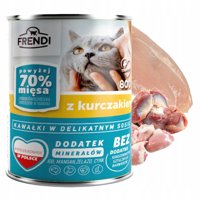 Frendi mokra karma dla kota 12 x 800g Mix