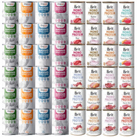 BRIT Gaczoo MONO PROTEIN monobiałkowa karma mokra psa mix smaków 48 x 400g