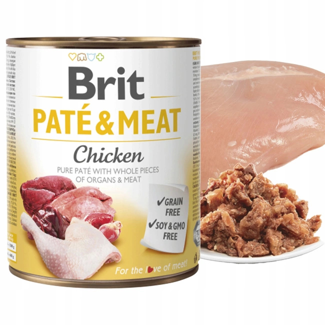 Brit Pate & Meat 30 x 800g Mix mokra karma dla psa