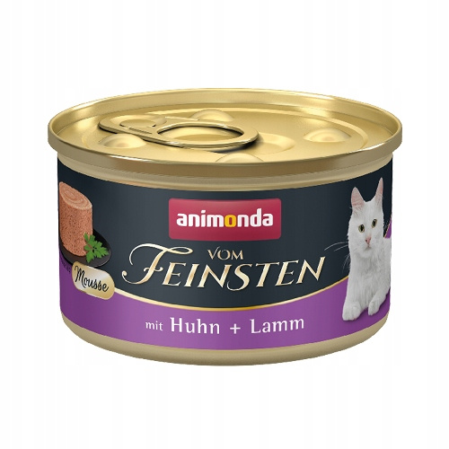Animonda Vom Feinsten Mousse mokra karma dla kota 85g kurczak jagnięcina