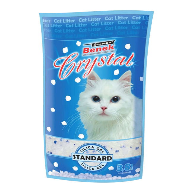 BENEK Crystal Standard Żwirek Silikonowy dla kota 3,8L