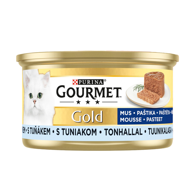 PURINA Gourmet Gold karma mokra dla kota mus Tuńczyk 85g