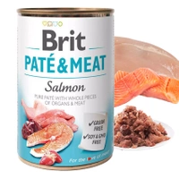 BRIT Pate & Meat mokra karma dla psa Łosoś 400g