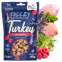 Syta Micha Freezy przysmak dla psa Indyk maliny lawenda 40g