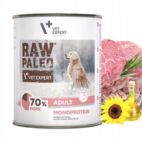 Raw Paleo Mono Karma mokra dla psa Wieprzowina 800g Bezzbożowa