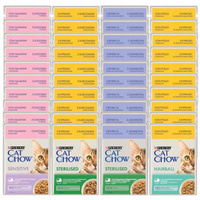 Purina Cat Chow mokra karma dla kota w sosie Mix Smaków 40 x 85g