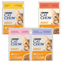 Purina Cat Chow mokra karma dla kota w galaretce Mix Smaków 4 x 85g