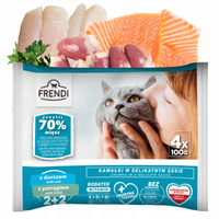 FRENDI mokra karma dla kota pstrąg dorsz 4 x 100g