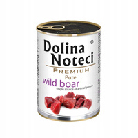 DOLINA NOTECI Premium Pure karma mokra dla psa dzik 400g