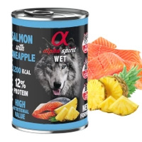 ALPHA SPIRIT Karma mokra dla psa Łosoś 400g