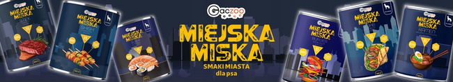 Gaczoo Miejska Miska bezzbożowa karma mokra dla psa Mix smaków 48 x 400g