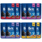 Brit Family Plate Chunks 12 x 100g mix mokra karma dla kota
