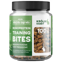 WIEJSKA ZAGRODA MONOPROTEIN Królik kąski trenerki przysmak dla psa 150g