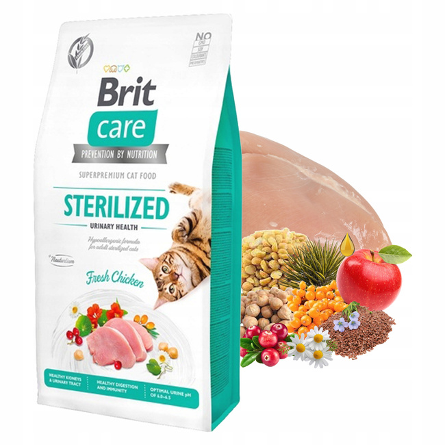 Brit Care Sterilized Urinary 7 kg Chicken sucha karma dla kota