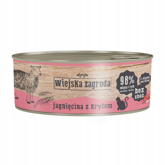 Karma mokra dla kota WIEJSKA ZAGRODA MIX Smaków 12x 85g