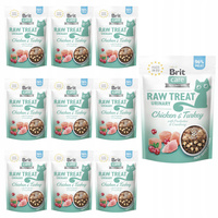 Brit Raw Treat Urinary 10 x 40g Chicken Turkey przysmak dla kota