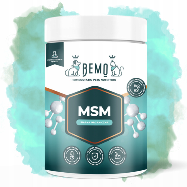 BEMO MSM Metylosulfonylometan Suplement dla psa i kota 200g
