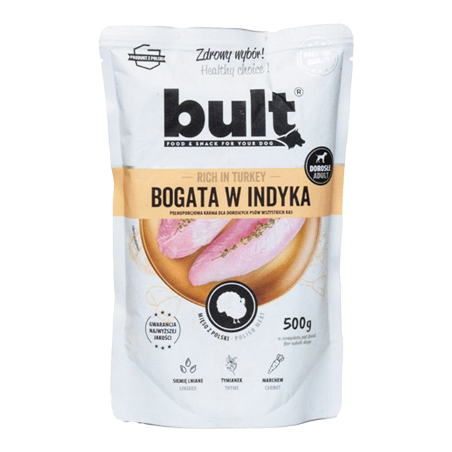 BULT Karma mokra dla psa Indyk 500g