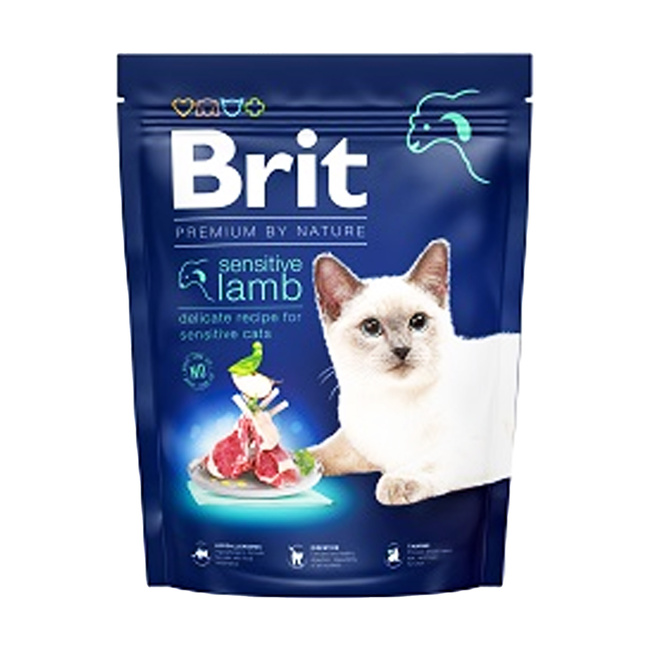 Brit Premium By Nature 300g Lamb sucha karma dla kota