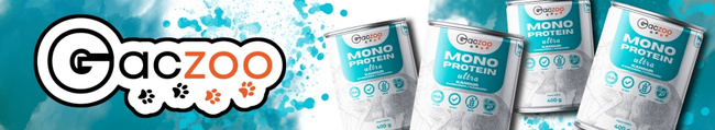 Gaczoo Mono Protein Ultra monobiałkowa karma mokra psa mix smaków 48 x 400g