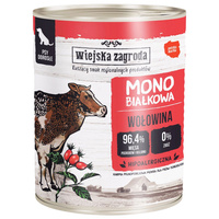 Wiejska Zagroda MONOPROTEIN Karma mokra dla psa Wołowina 800g