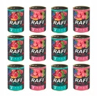 Karma mokra dla szczeniąt RAFI Junior MIX Smaków12x400g
