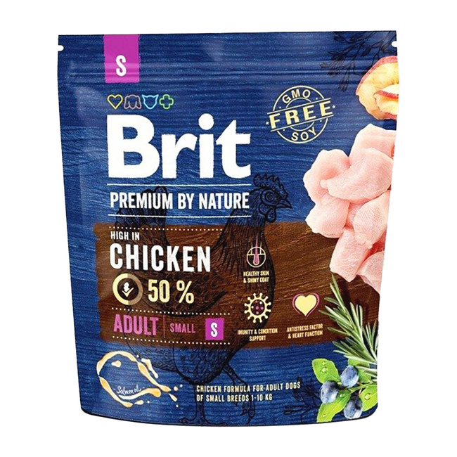 Brit By Nature 1 kg Chicken S sucha karma dla psa