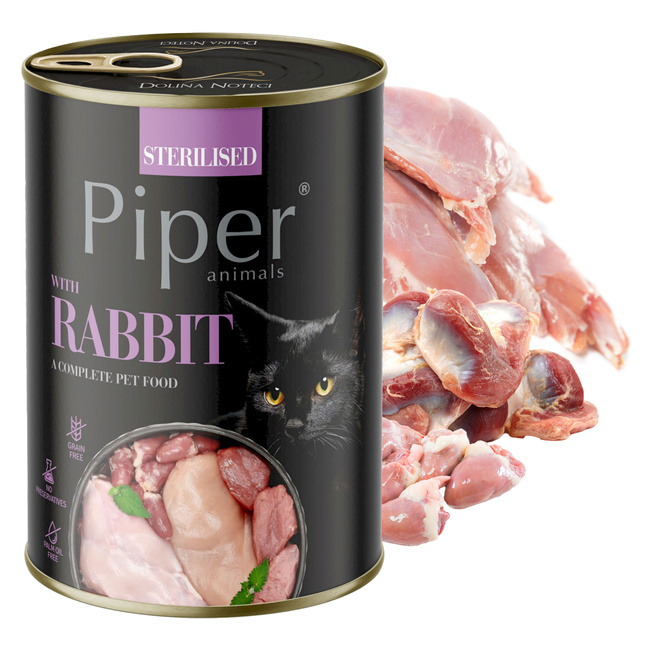 PIPER Karma mokra dla kota Dolina Noteci mix smaków 20 x 400g bez zbóż