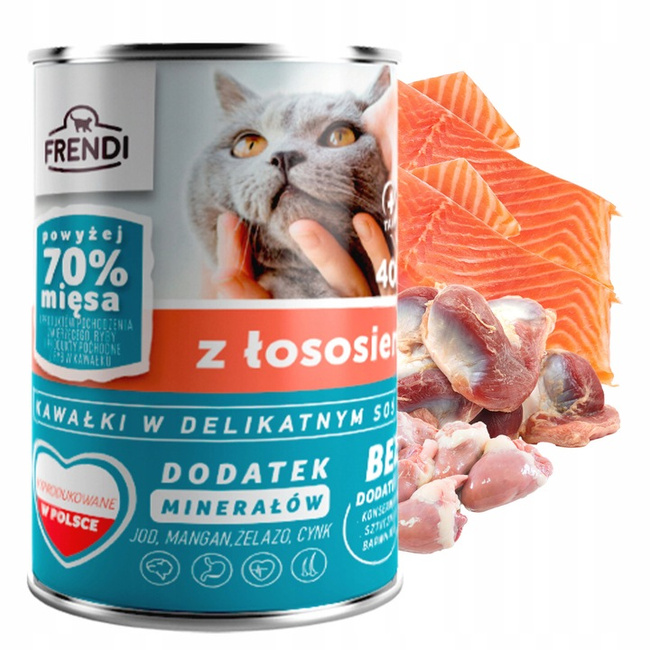 RAFI CAT FRENDI Karma mokra dla kota mix smaków 24 x 400g pełnowartościowa