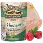 CARNILOVE CAT POUCH Bażant Liście Maliny karma mokra dla kota 12 x 85g