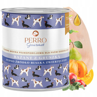 Perro Gourmet Monobiałkowa Karma Mokra Bażant z Gruszką 800g dla Psa