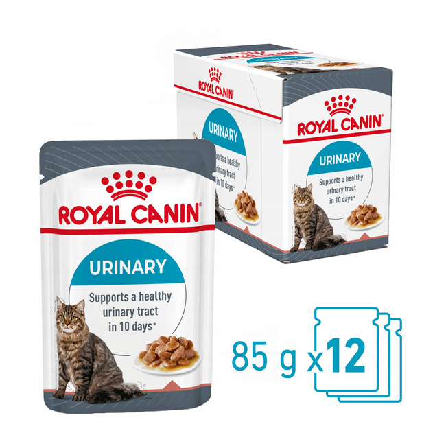 ROYAL CANIN Feline Care Nutrition - Urinary Care - Wet Gravy 12 x 85 g