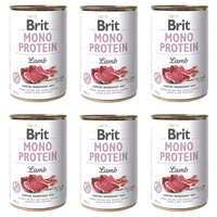 Brit Mono Protein 6 x 400g Lamb mokra karma dla psa