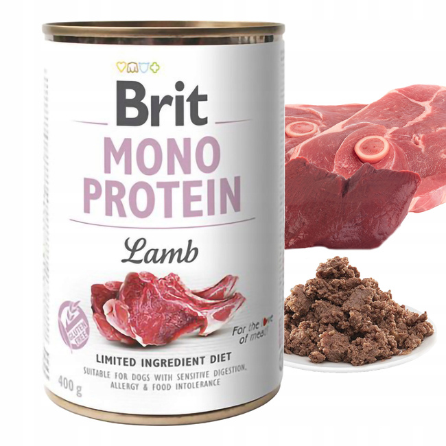 BRIT Gaczoo MONO PROTEIN monobiałkowa karma mokra psa mix smaków 24 x 400g