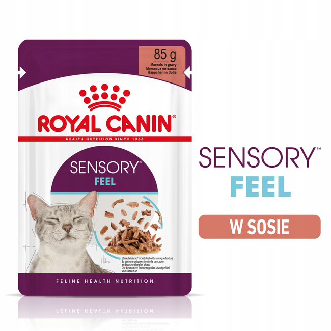 ROYAL CANIN Sensory Feel Gravy karma mokra w sosie dla kota 24 x 85g