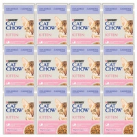 PURINA CAT CHOW KITTEN karma mokra dla kociąt Jagnięcina z Cukinią 12 x 85g