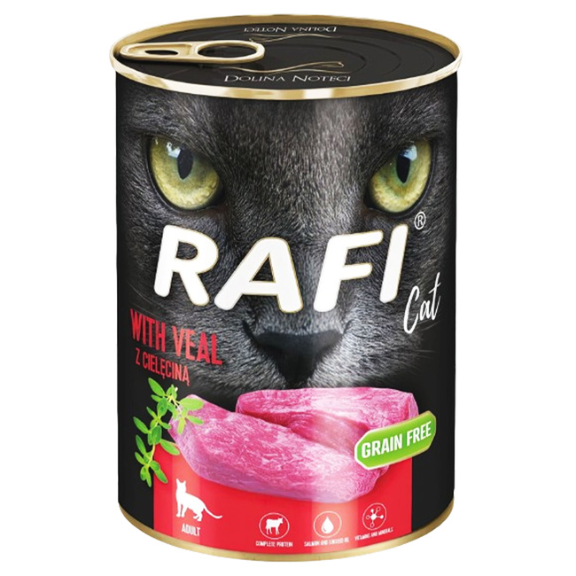 RAFI CAT Karma mokra dla kota Cielęcina 400g