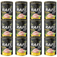 RAFI CAT Dolina Noteci Karma mokra dla kota Kurczak 12 x 400g bezzbożowa