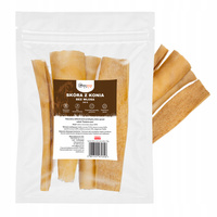 Przysmak dla psa Skóra z konia bez włosa 100g GACZOO naturalny gryzak