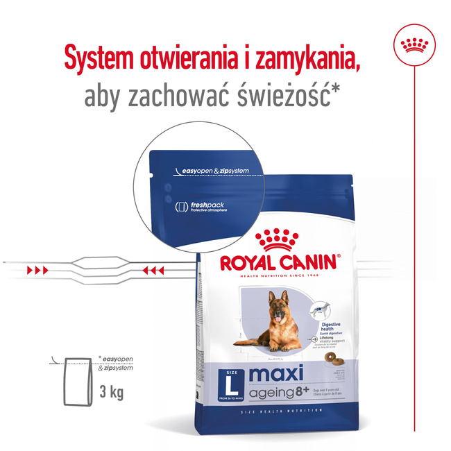 ROYAL CANIN Maxi Ageing 8+ karma sucha dla psów starszych, ras dużych 15 kg