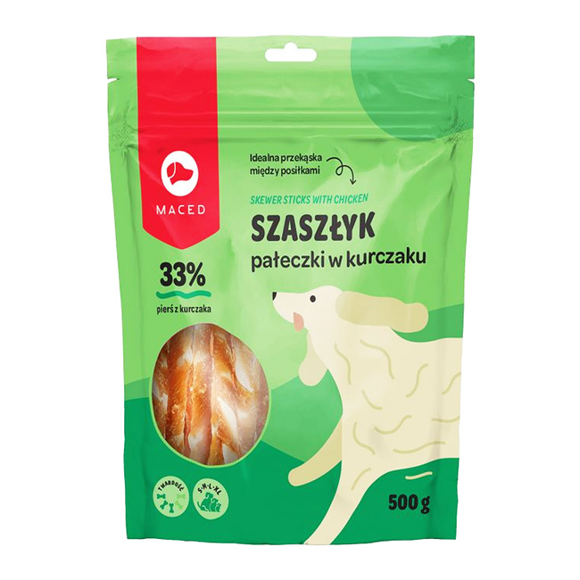 MACED Pałeczki Wołowe z Kurczakiem przysmak dla psa 500 G