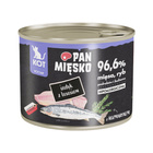 Pan Mięsko karma dla kociąt mokra Indyk Łosoś 200g
