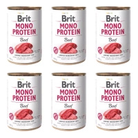 Brit Mono Protein 6 x 400g BEEF mokra karma dla psa