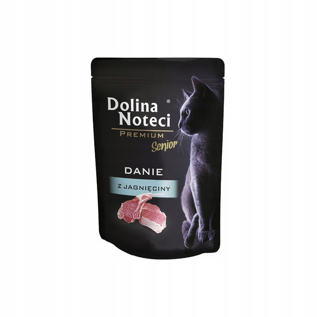 DOLINA NOTECI Premium Senior Danie karma mokra kota Jagnięcina 30 x 85g