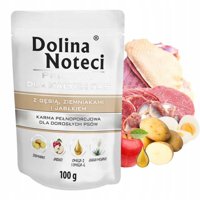 Dolina Noteci Premium mokra karma dla psa małych ras 16 x 100g mix