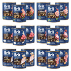 Brit By Nature 18 x 800g mix mokra karma dla psa