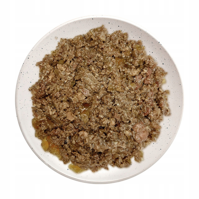 WIEJSKA ZAGRODA Monobiałkowa mokra karma dla psa mix smaków 8 x 500g