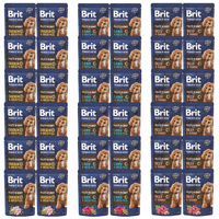 Brit By Nature Fillets in Gravy 36 x 85g Mix mokra karma dla psów