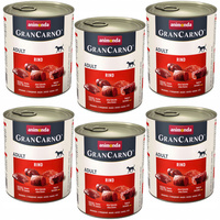ANIMONDA GranCarno Adult mokra karma dla psa Wołowina 6 x 800g