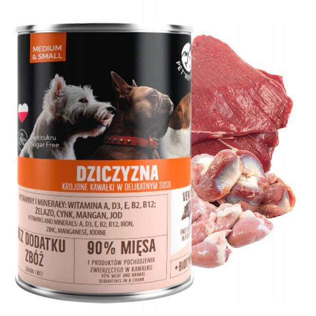 BRIT BY NATURE PET REPUBLIC Karma mokra dla psa mix smaków 24 x 400g